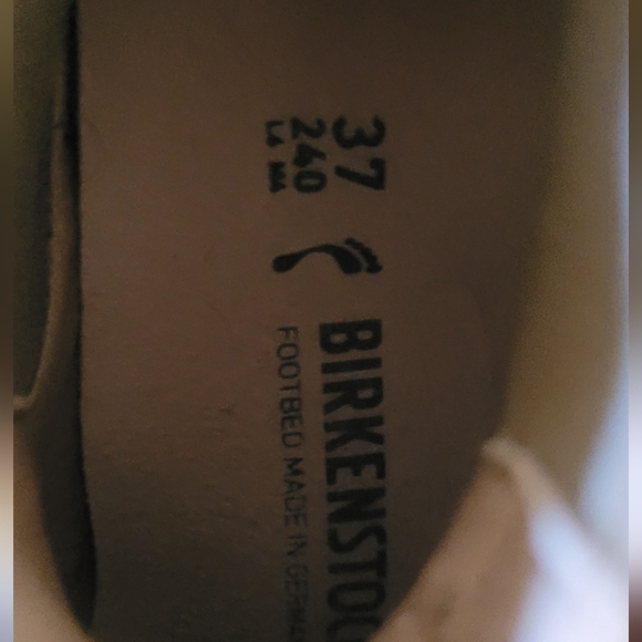 Birkenstock Beige Suede High-Top Sneakers - Picture 7 of 8
